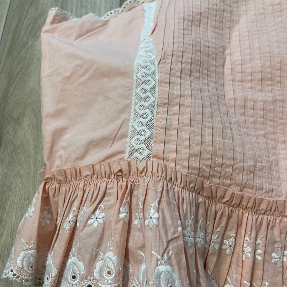 NWT LoveShackFancy Skipper Bustier Bubble Bath Pink Sz 8 - Picture 15 of 16